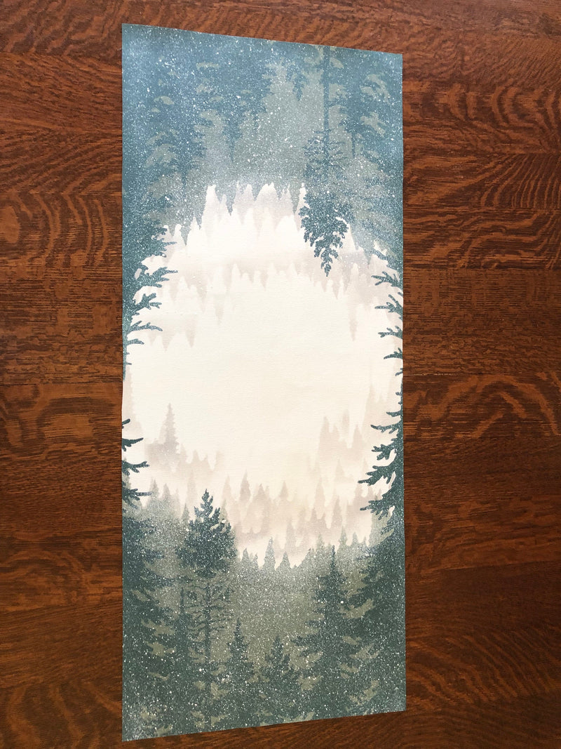 Snowy Pines Table Runner